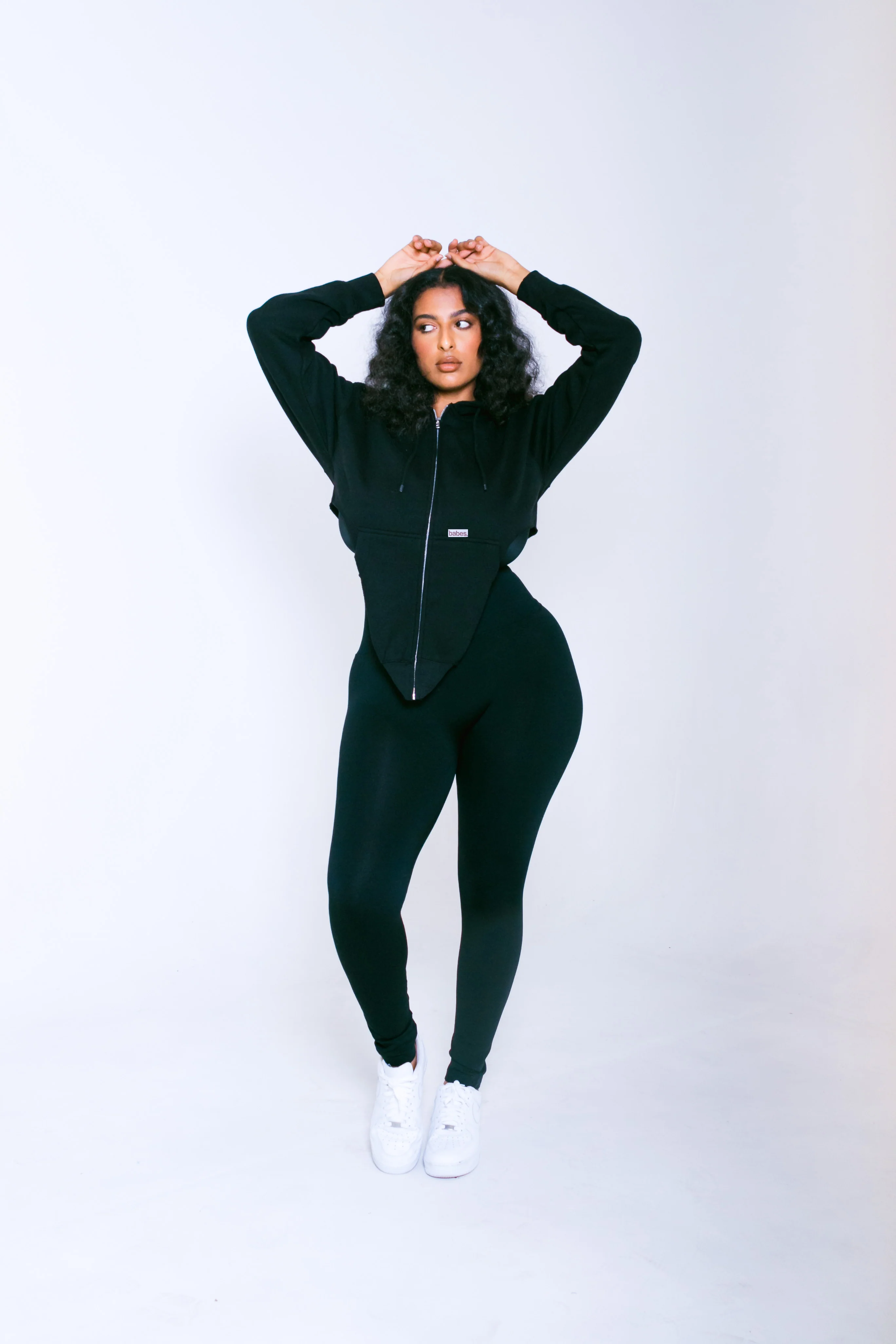 LA Winter Hoodie (black) - Image 12