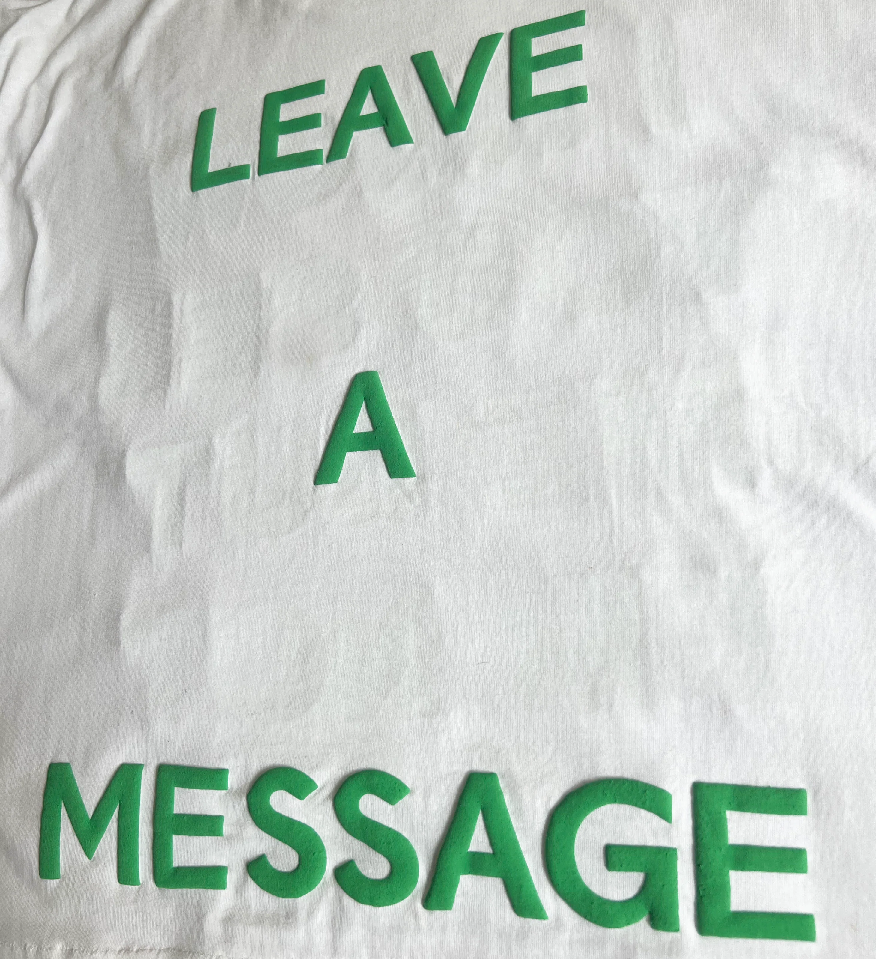 Leave A Message Puff Tee - Image 4