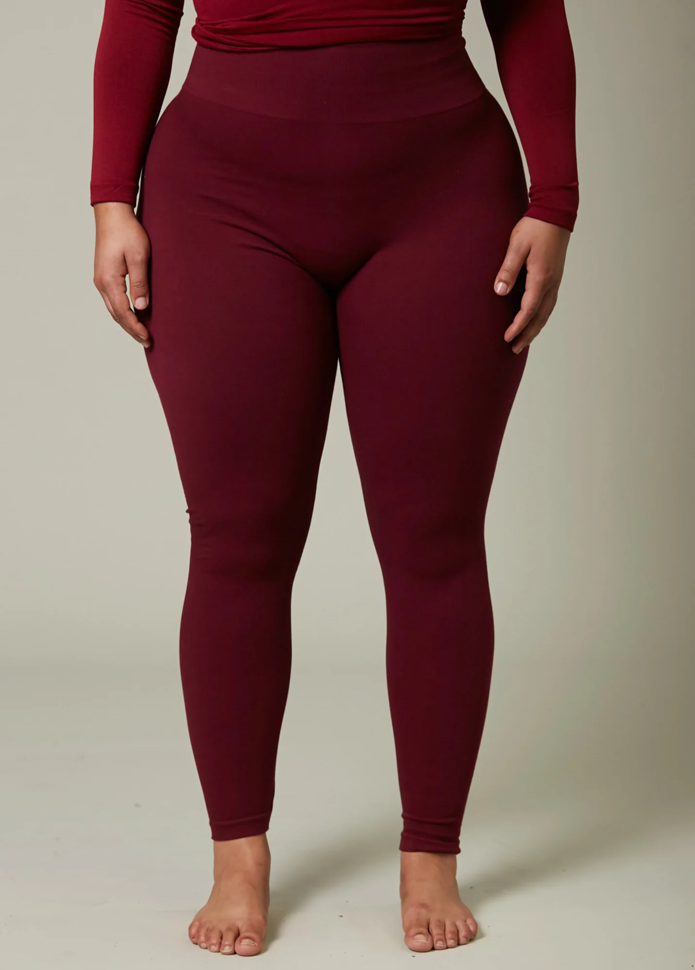 The Cotton Tummy Control Legging (gray) - Image 14
