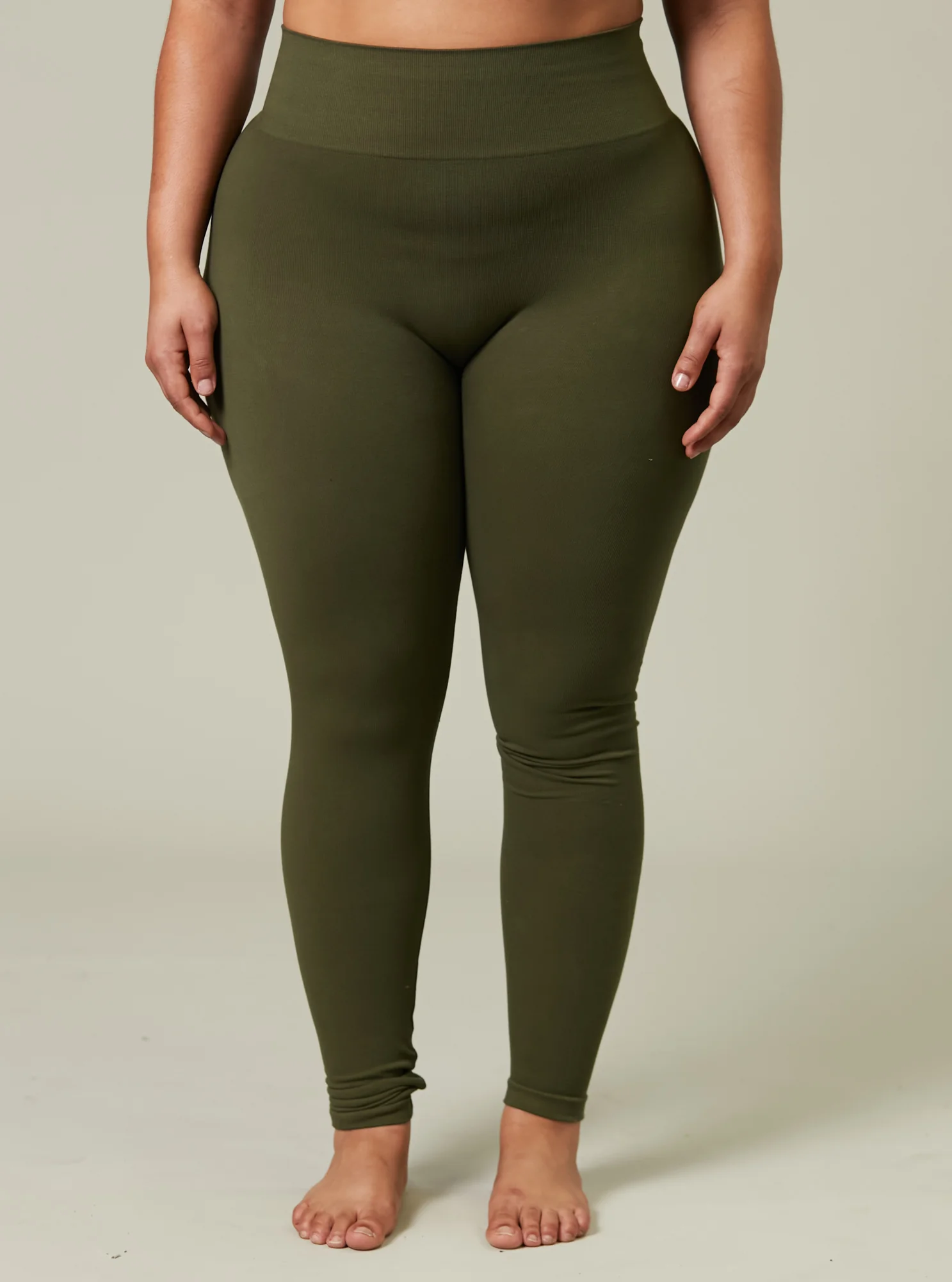 The Cotton Tummy Control Legging (gray) - Image 13