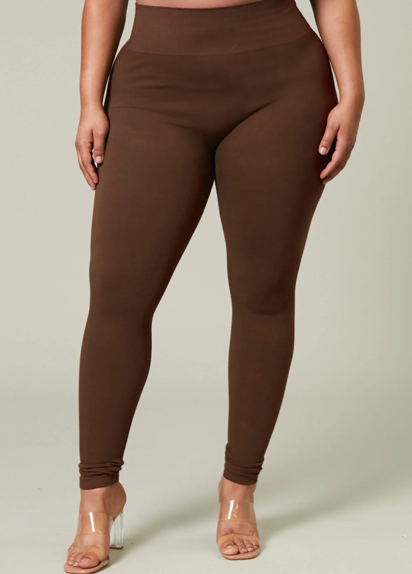 The Cotton Tummy Control Legging (gray) - Image 16